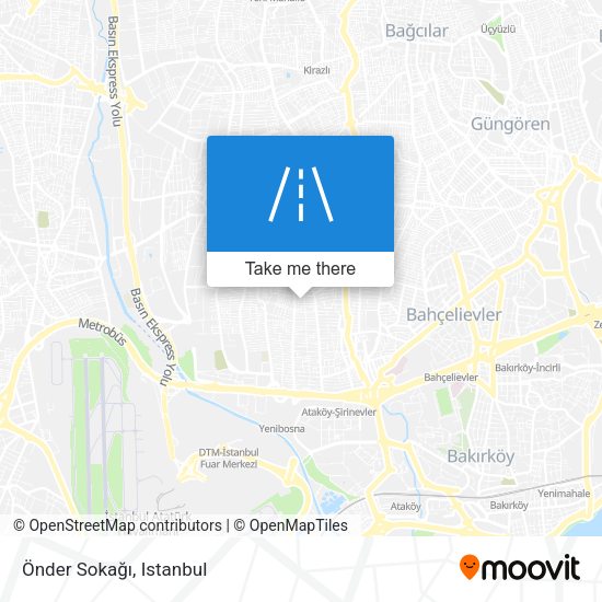 Önder Sokağı map