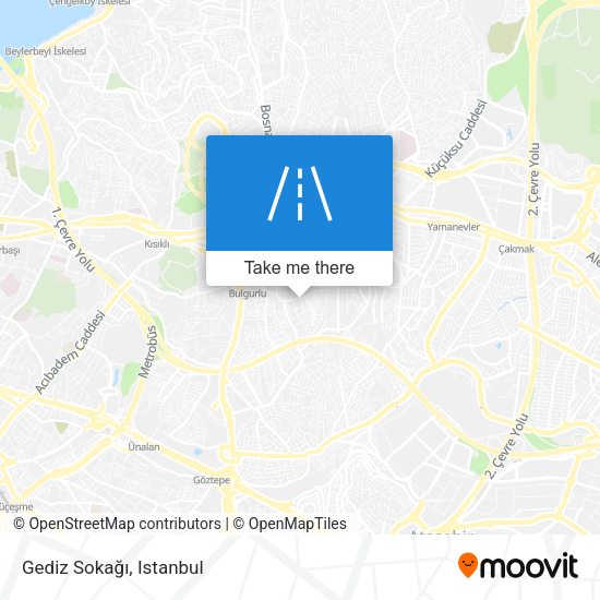 Gediz Sokağı map