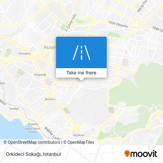 Orkideci Sokağı map
