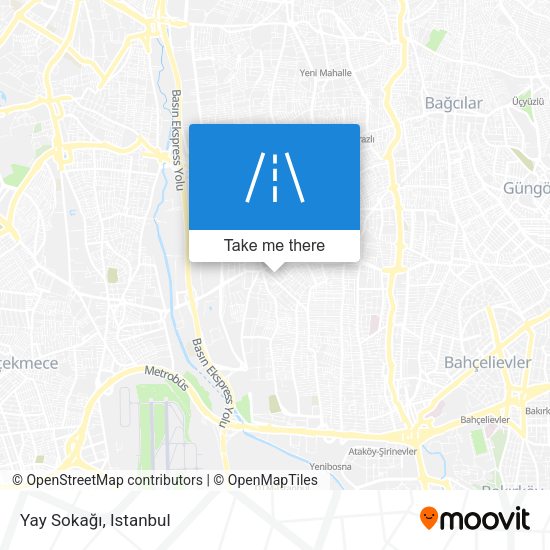 Yay Sokağı map