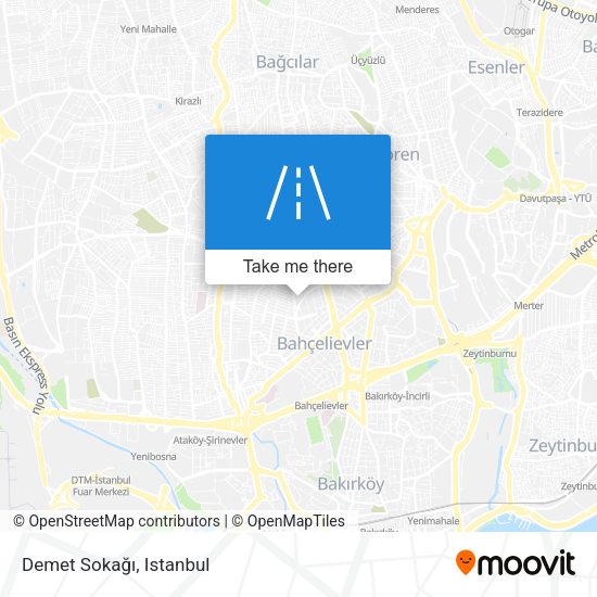 Demet Sokağı map