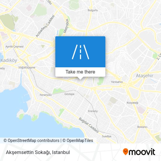 Akşemsettin Sokağı map