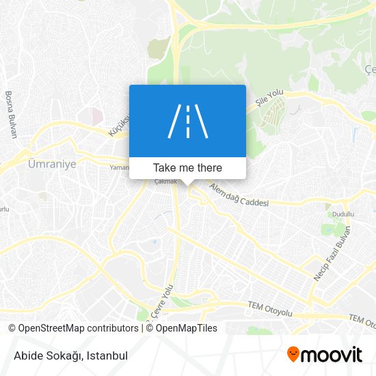 Abide Sokağı map