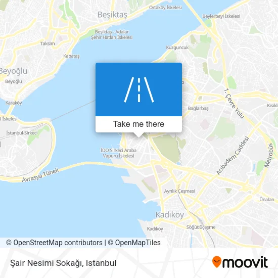 Şair Nesimi Sokağı map