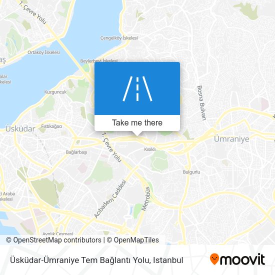 Üsküdar-Ümraniye Tem Bağlantı Yolu map