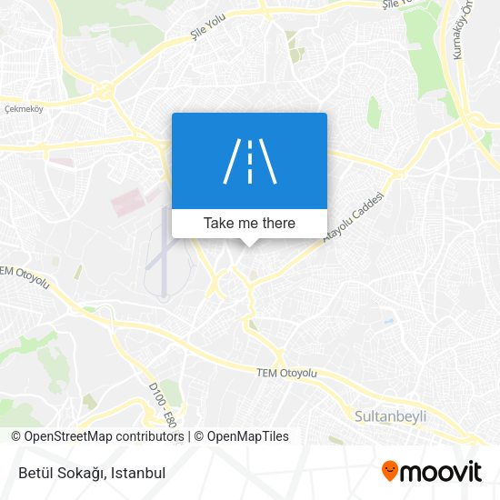 Betül Sokağı map