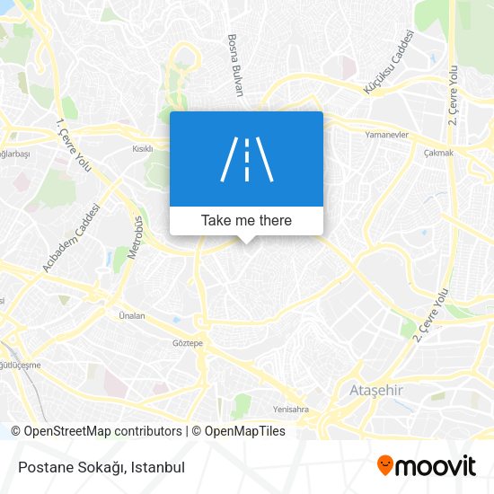 Postane Sokağı map
