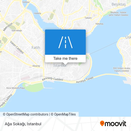 Ağa Sokağı map