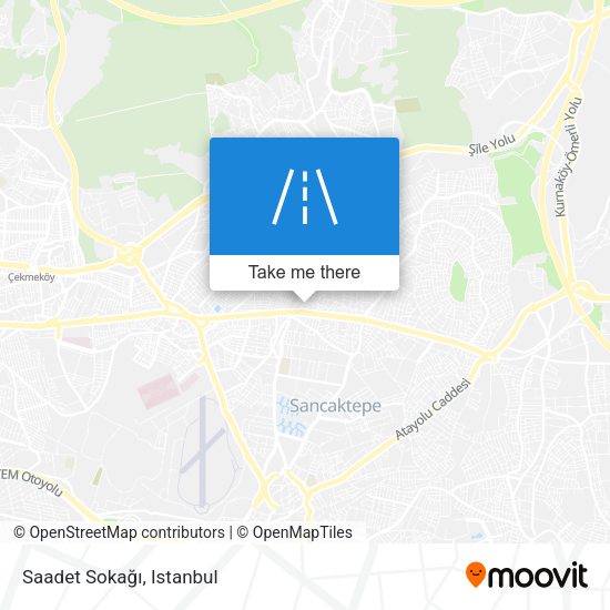 Saadet Sokağı map