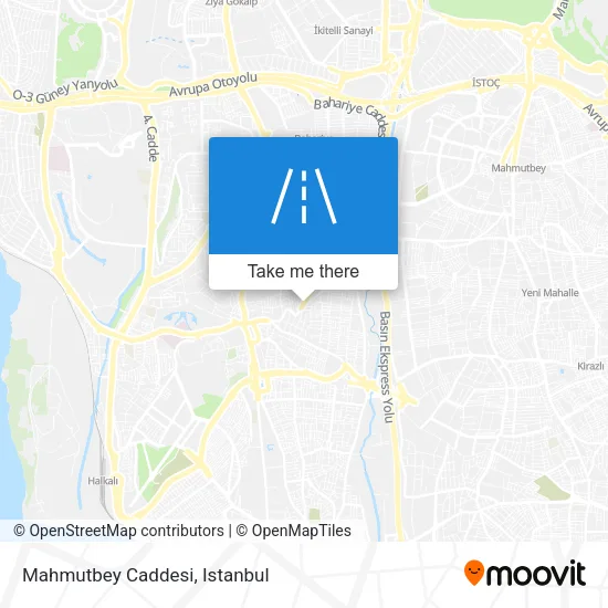 Mahmutbey Caddesi map
