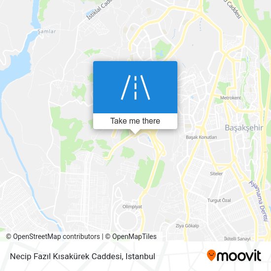 Necip Fazıl Kısakürek Caddesi map