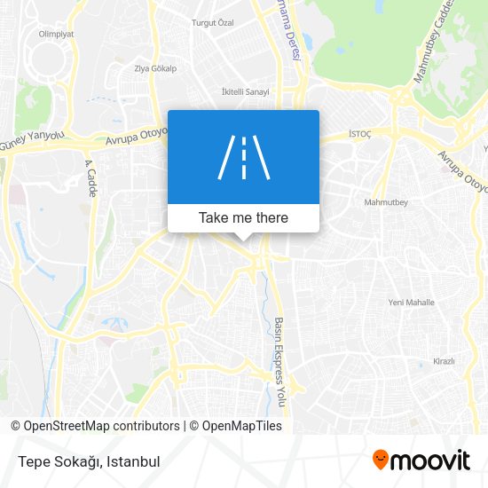 Tepe Sokağı map