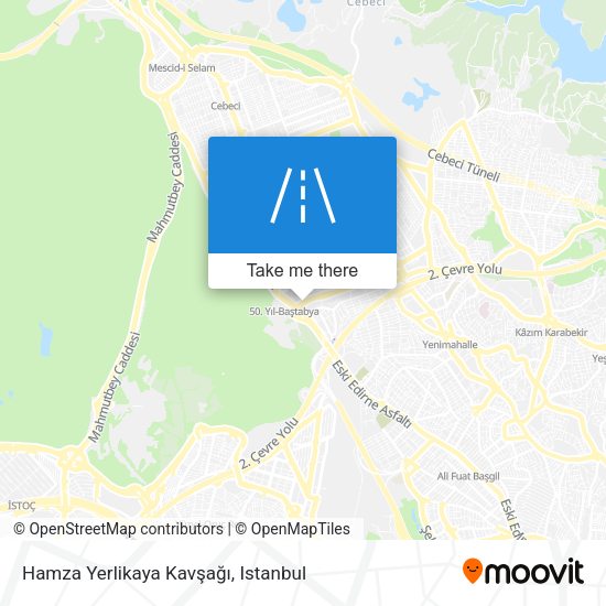 Hamza Yerlikaya Kavşağı map