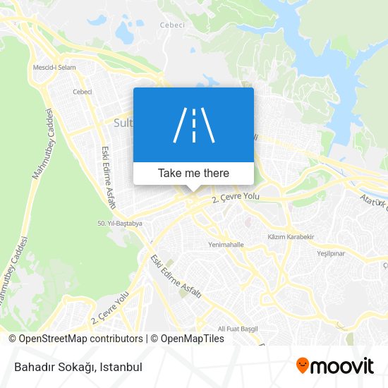 Bahadır Sokağı map