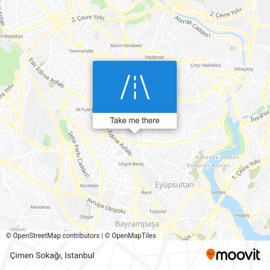 Çimen Sokağı map