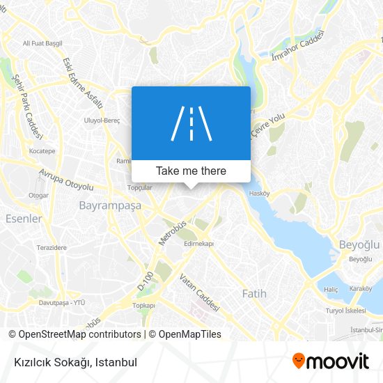 Kızılcık Sokağı map