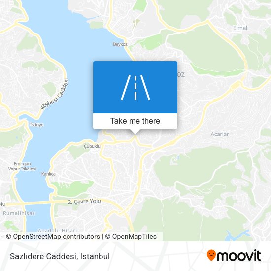 Sazlıdere Caddesi map