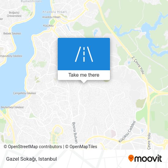 Gazel Sokağı map