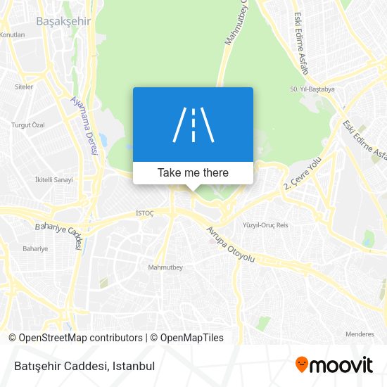 Batışehir Caddesi map