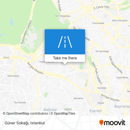 Güner Sokağı map