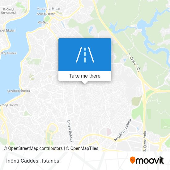 İnönü Caddesi map