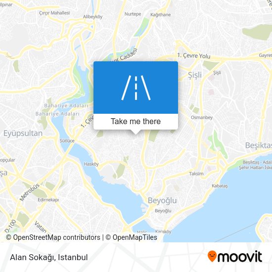 Alan Sokağı map