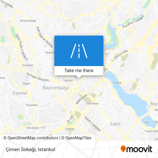 Çimen Sokağı map