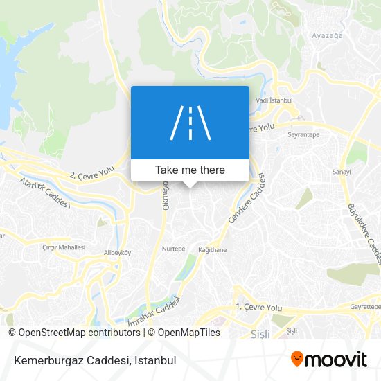 Kemerburgaz Caddesi map