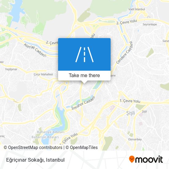 Eğriçınar Sokağı map