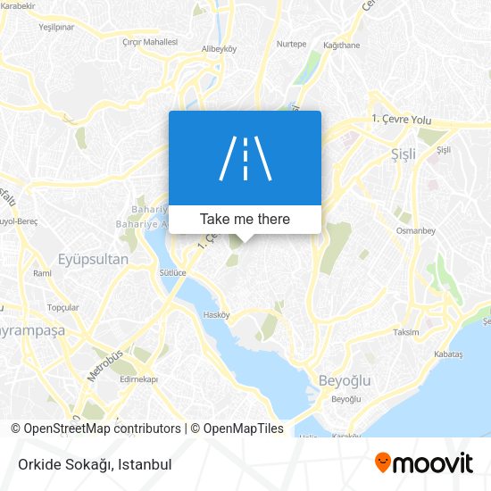 Orkide Sokağı map
