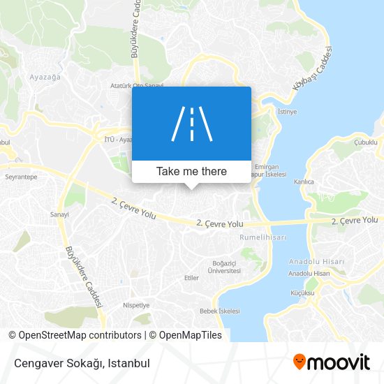 Cengaver Sokağı map