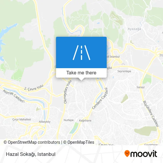Hazal Sokağı map