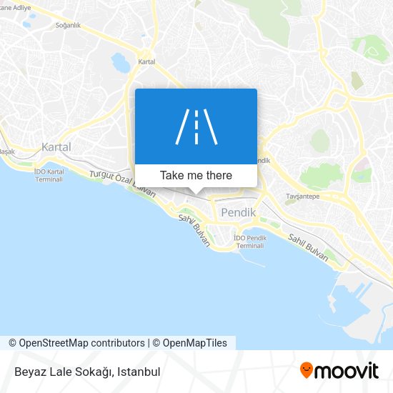 Beyaz Lale Sokağı map