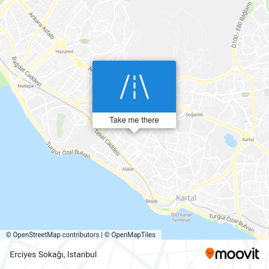 Erciyes Sokağı map