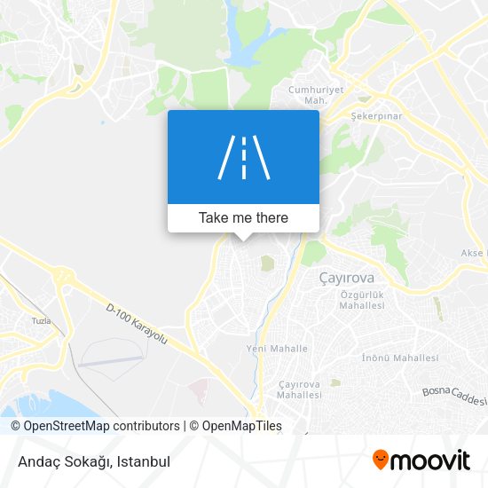 Andaç Sokağı map