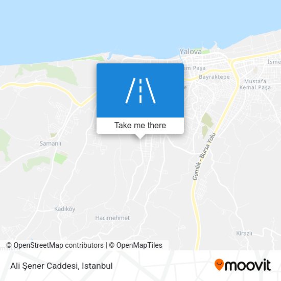 Ali Şener Caddesi map