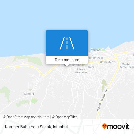 Kamber Baba Yolu Sokak map