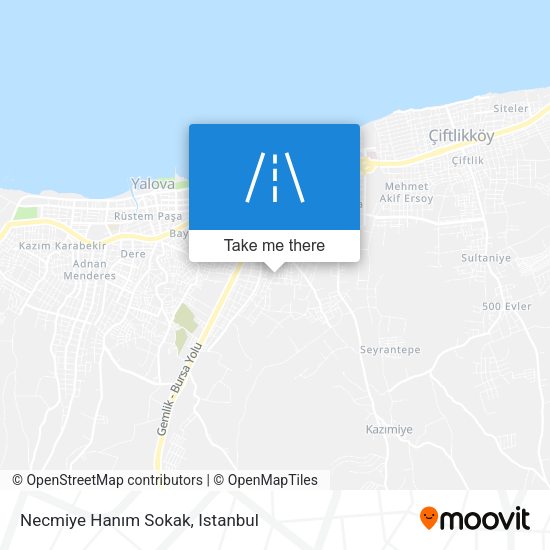 Necmiye Hanım Sokak map