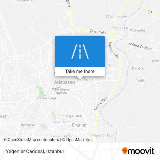 Yeğenler Caddesi map