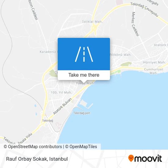 Rauf Orbay Sokak map