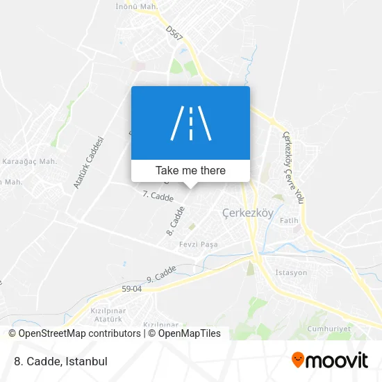 8. Cadde map