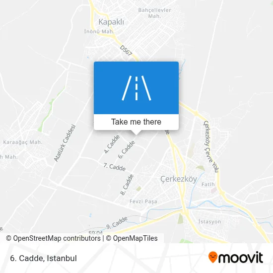 6. Cadde map