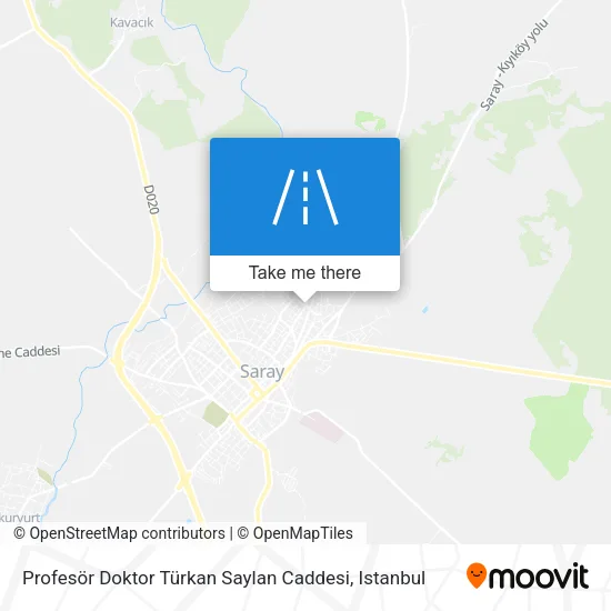 Profesör Doktor Türkan Saylan Caddesi map