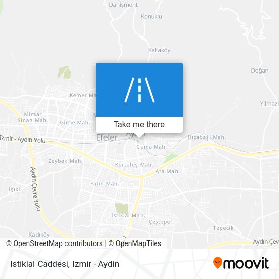 Istiklal Caddesi map