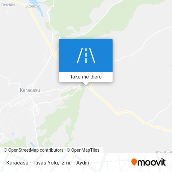Karacasu - Tavas Yolu map
