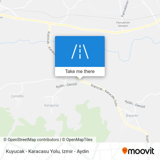 Kuyucak - Karacasu Yolu map
