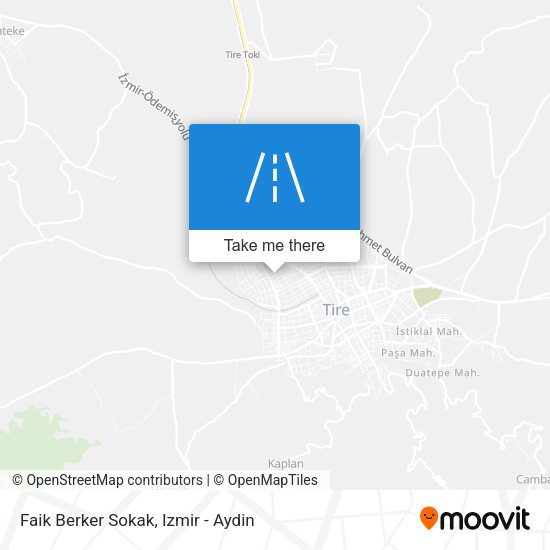 Faik Berker Sokak map