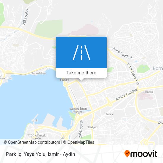 Park İçi Yaya Yolu map