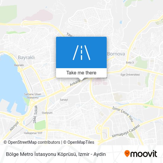 Bölge Metro İstasyonu Köprüsü map