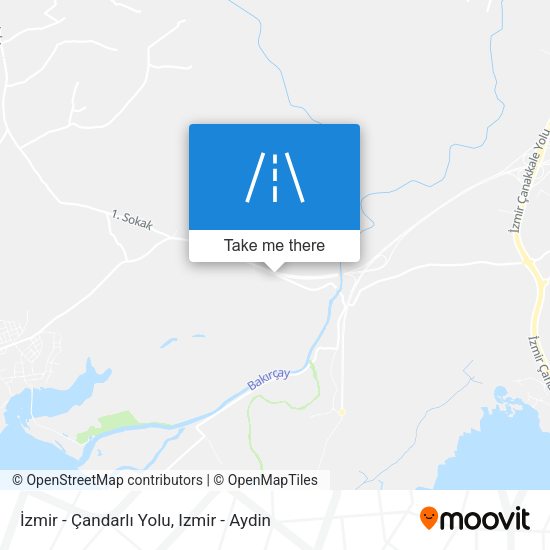 İzmir - Çandarlı Yolu map
